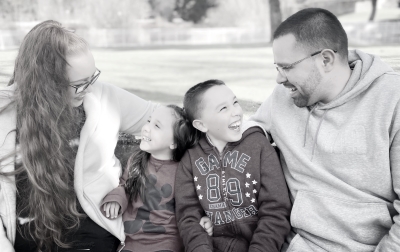 Brittany Rodriguez and family