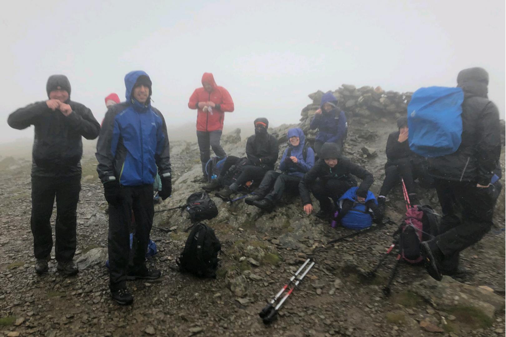 Members of Global Brands Operations completed a challenge walk around the Buttermere circuit