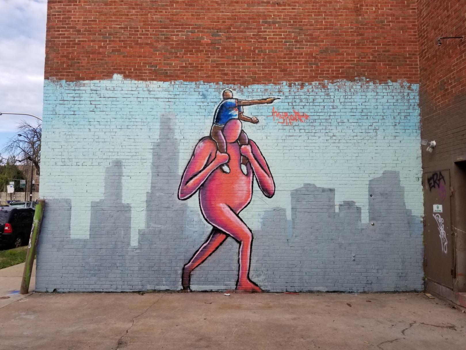 Myron mural in Chicago