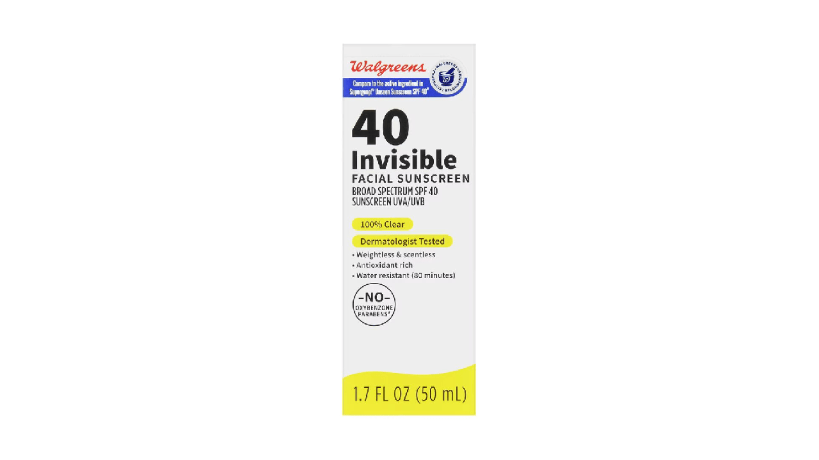 40 Invisible Facial Sunscreen 