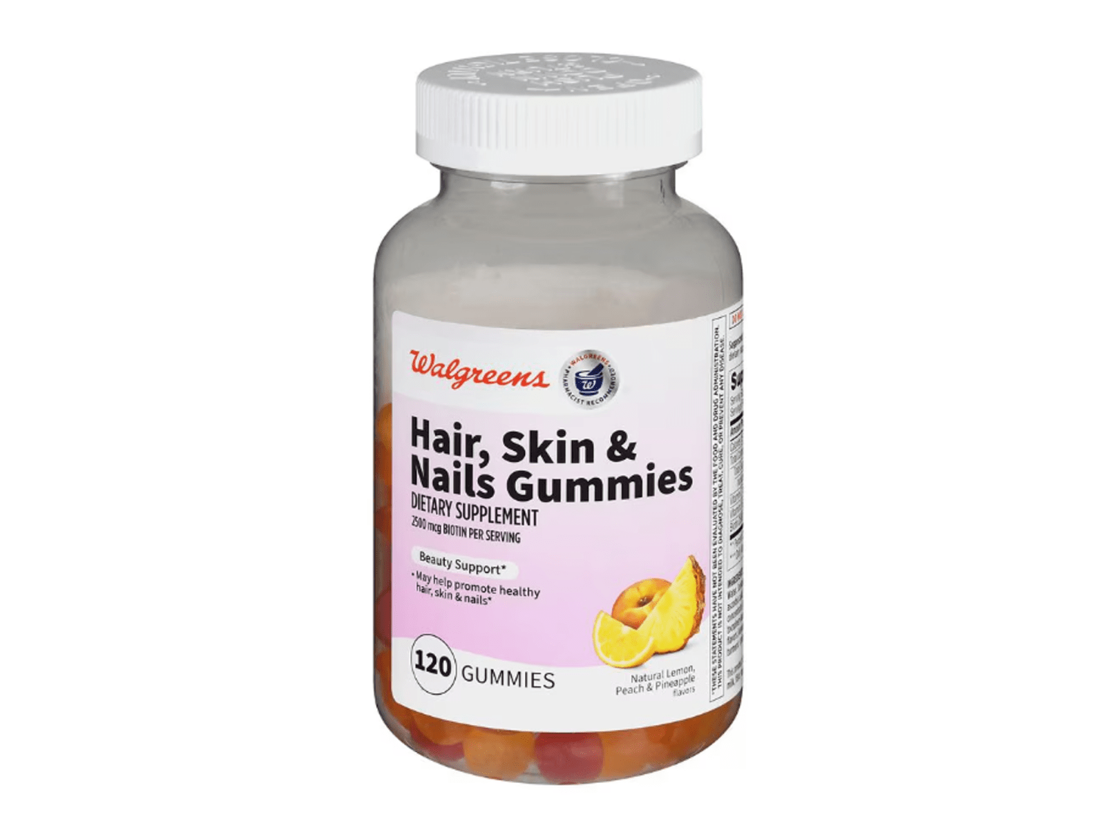 Bottle of Hair, Skin & Nails Gummies.