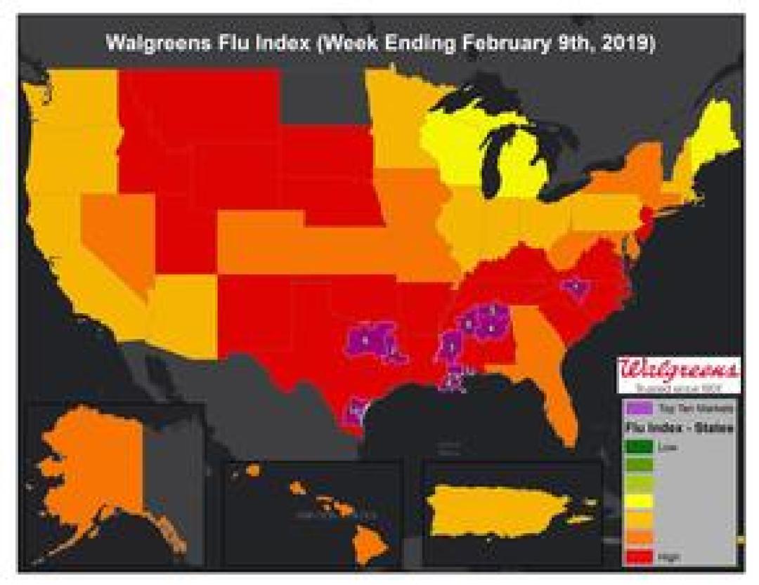 Mississippi, Alabama And Oklahoma Top State List For Flu Activity ...