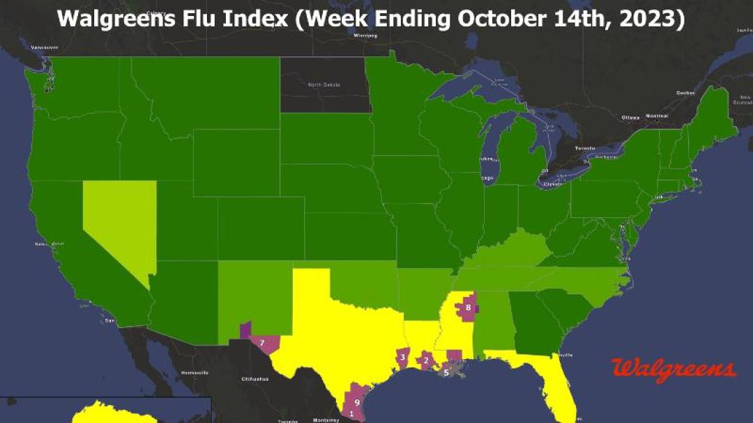 Walgreens Flu Index Shows Flu Activity Steadily Climbing This Season ...