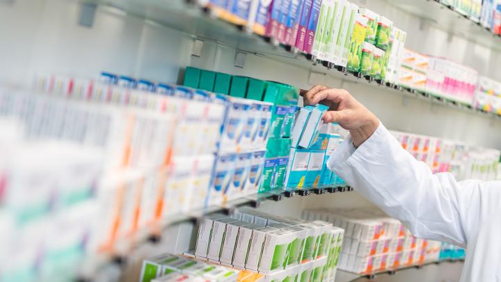 Pharmacy shelf