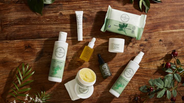 A range of different Botanics products